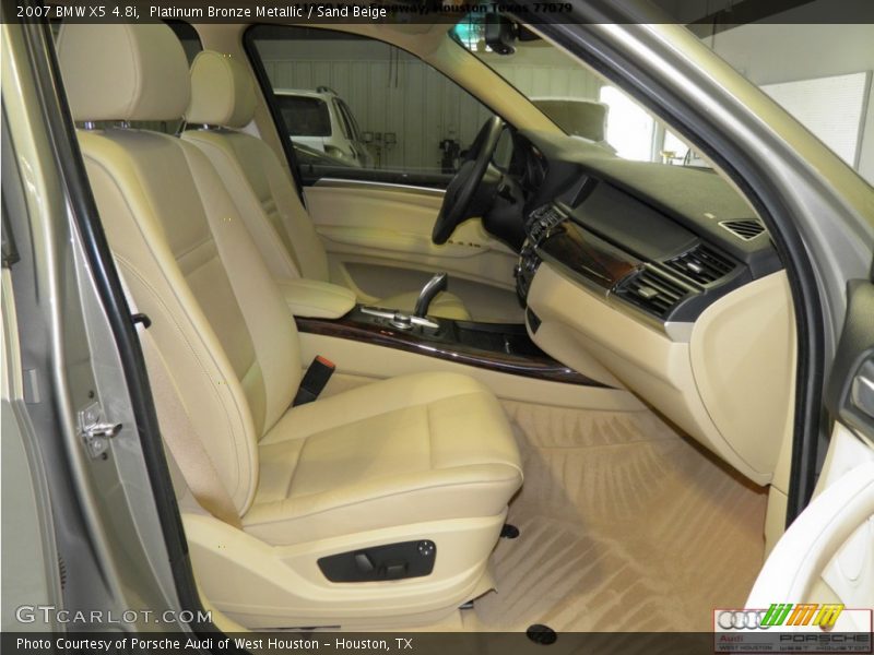 Platinum Bronze Metallic / Sand Beige 2007 BMW X5 4.8i