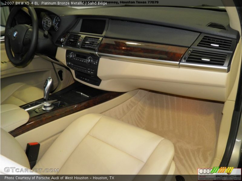 Platinum Bronze Metallic / Sand Beige 2007 BMW X5 4.8i