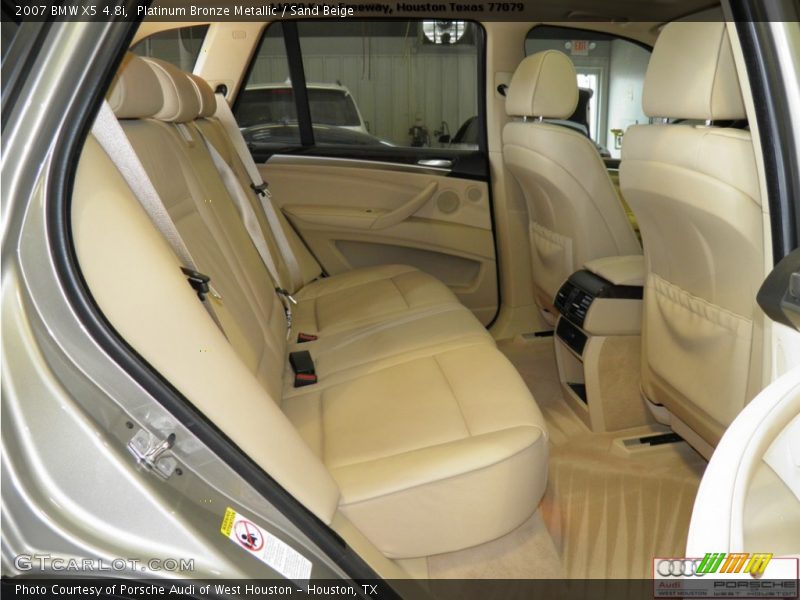 Platinum Bronze Metallic / Sand Beige 2007 BMW X5 4.8i