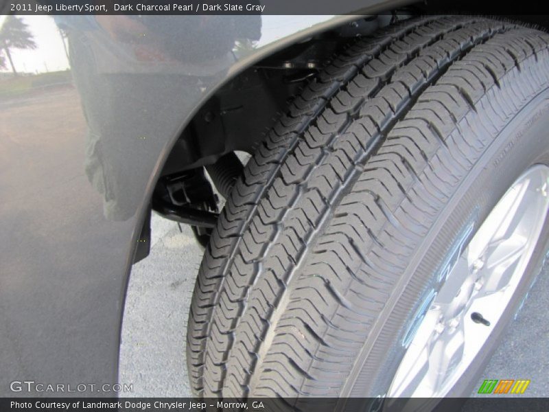 Dark Charcoal Pearl / Dark Slate Gray 2011 Jeep Liberty Sport