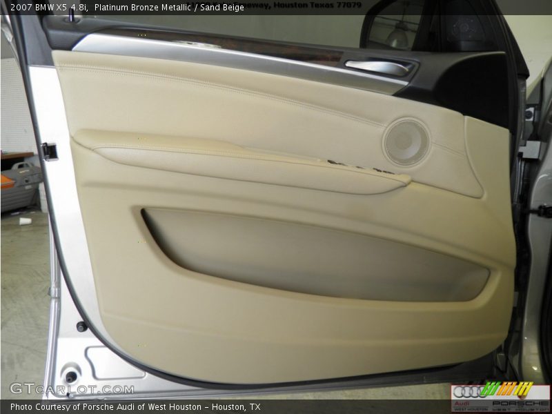 Platinum Bronze Metallic / Sand Beige 2007 BMW X5 4.8i
