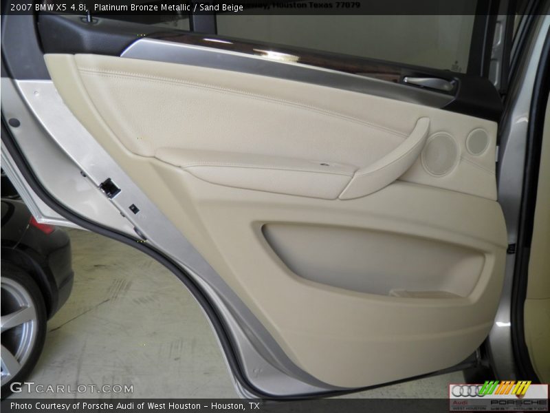 Platinum Bronze Metallic / Sand Beige 2007 BMW X5 4.8i