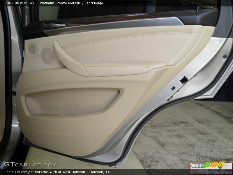 Platinum Bronze Metallic / Sand Beige 2007 BMW X5 4.8i