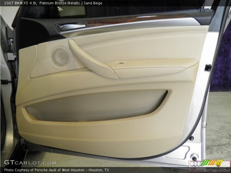 Platinum Bronze Metallic / Sand Beige 2007 BMW X5 4.8i