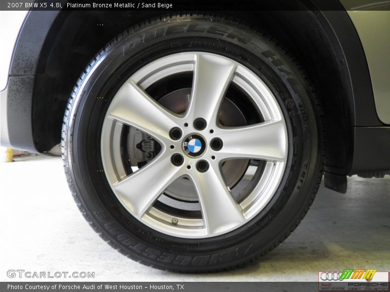 Platinum Bronze Metallic / Sand Beige 2007 BMW X5 4.8i