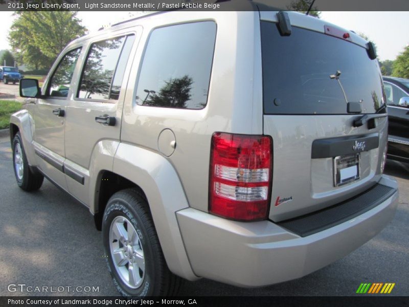Light Sandstone Metallic / Pastel Pebble Beige 2011 Jeep Liberty Sport