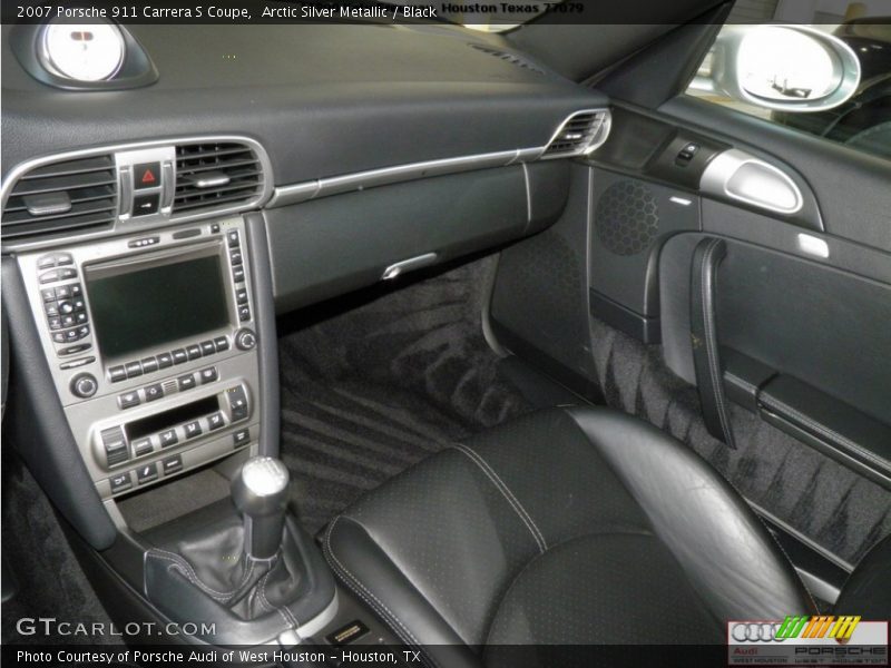Arctic Silver Metallic / Black 2007 Porsche 911 Carrera S Coupe