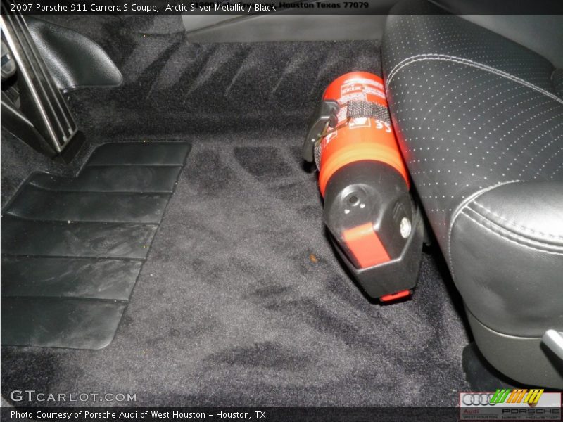 Arctic Silver Metallic / Black 2007 Porsche 911 Carrera S Coupe