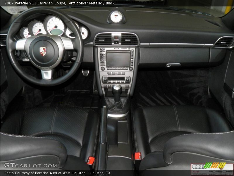 Arctic Silver Metallic / Black 2007 Porsche 911 Carrera S Coupe