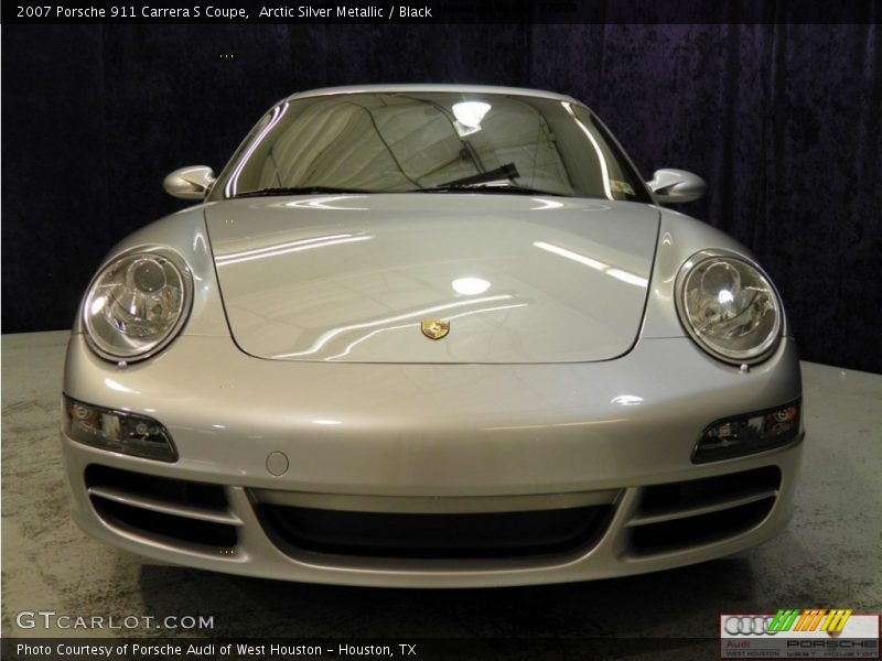 Arctic Silver Metallic / Black 2007 Porsche 911 Carrera S Coupe