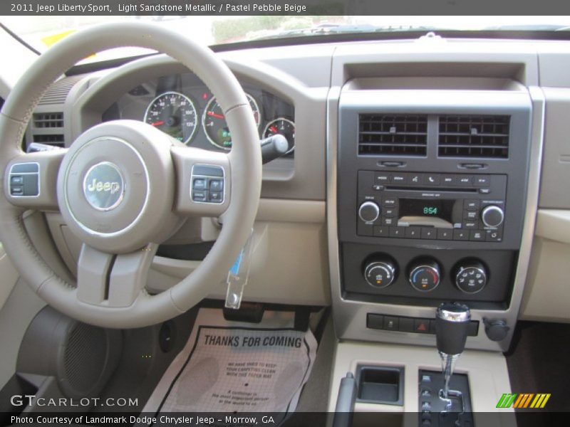 Light Sandstone Metallic / Pastel Pebble Beige 2011 Jeep Liberty Sport