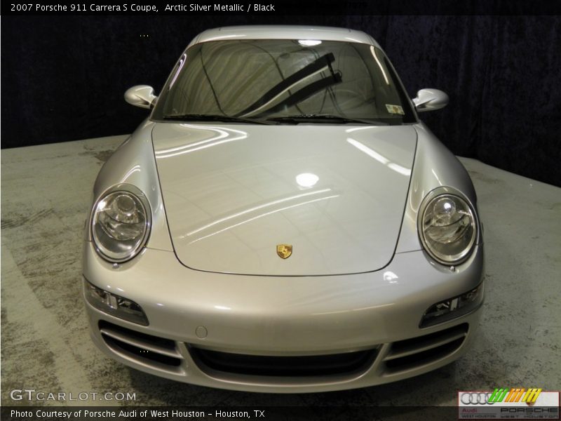 Arctic Silver Metallic / Black 2007 Porsche 911 Carrera S Coupe