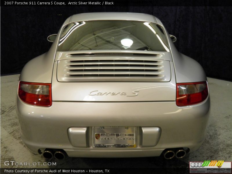 Arctic Silver Metallic / Black 2007 Porsche 911 Carrera S Coupe