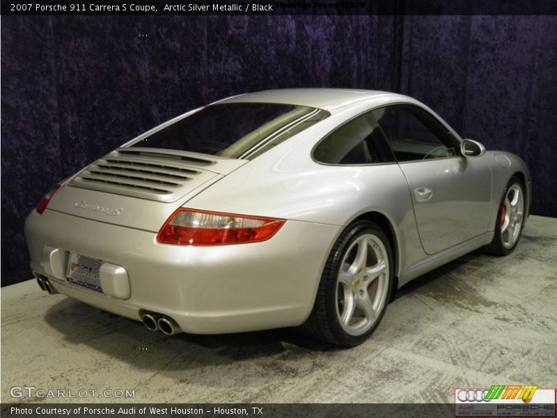 Arctic Silver Metallic / Black 2007 Porsche 911 Carrera S Coupe