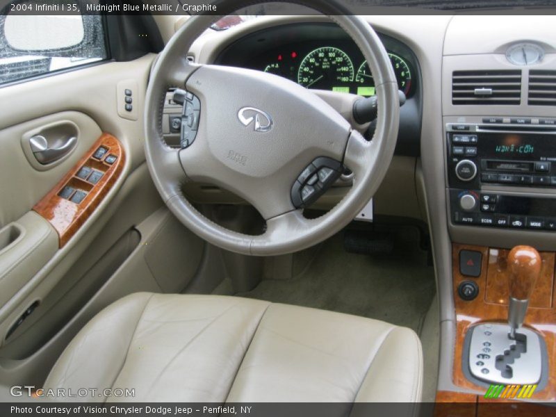 Midnight Blue Metallic / Graphite 2004 Infiniti I 35
