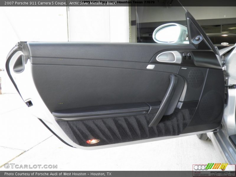 Arctic Silver Metallic / Black 2007 Porsche 911 Carrera S Coupe