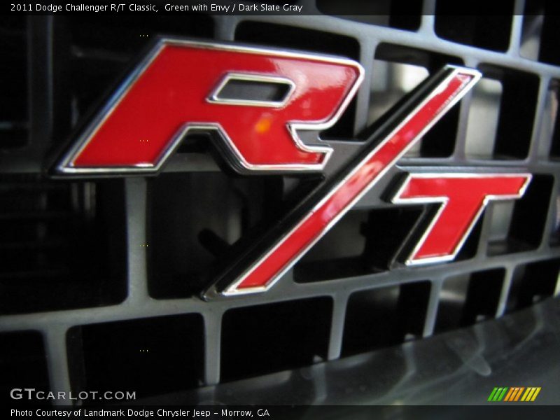 Green with Envy / Dark Slate Gray 2011 Dodge Challenger R/T Classic