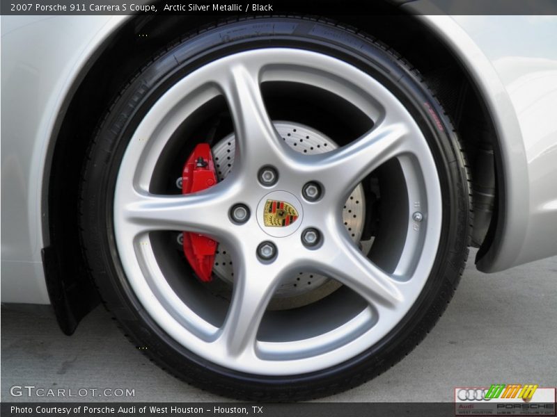 Arctic Silver Metallic / Black 2007 Porsche 911 Carrera S Coupe