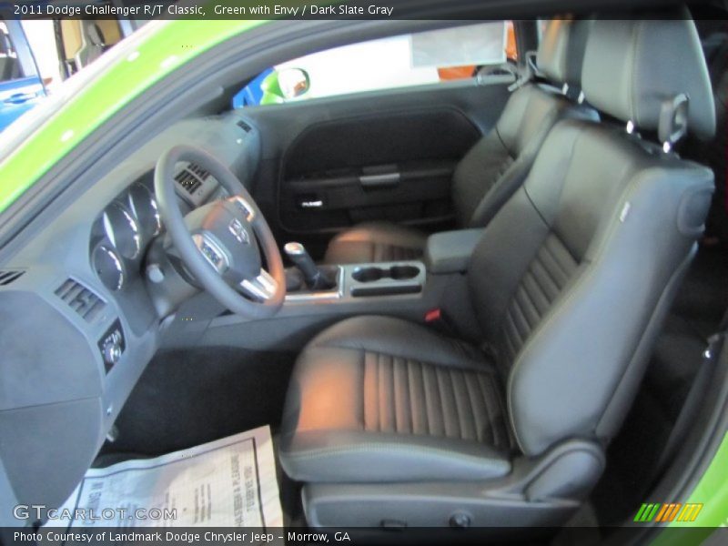 Green with Envy / Dark Slate Gray 2011 Dodge Challenger R/T Classic