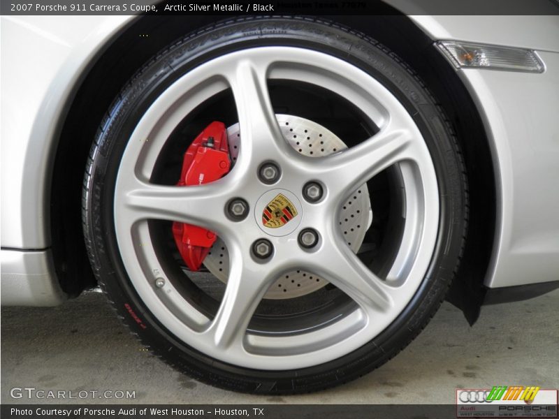 Arctic Silver Metallic / Black 2007 Porsche 911 Carrera S Coupe
