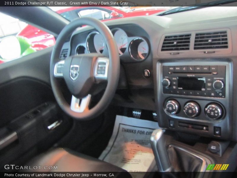Green with Envy / Dark Slate Gray 2011 Dodge Challenger R/T Classic
