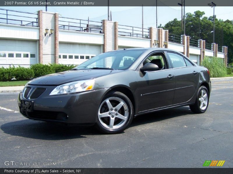 Granite Metallic / Ebony 2007 Pontiac G6 V6 Sedan