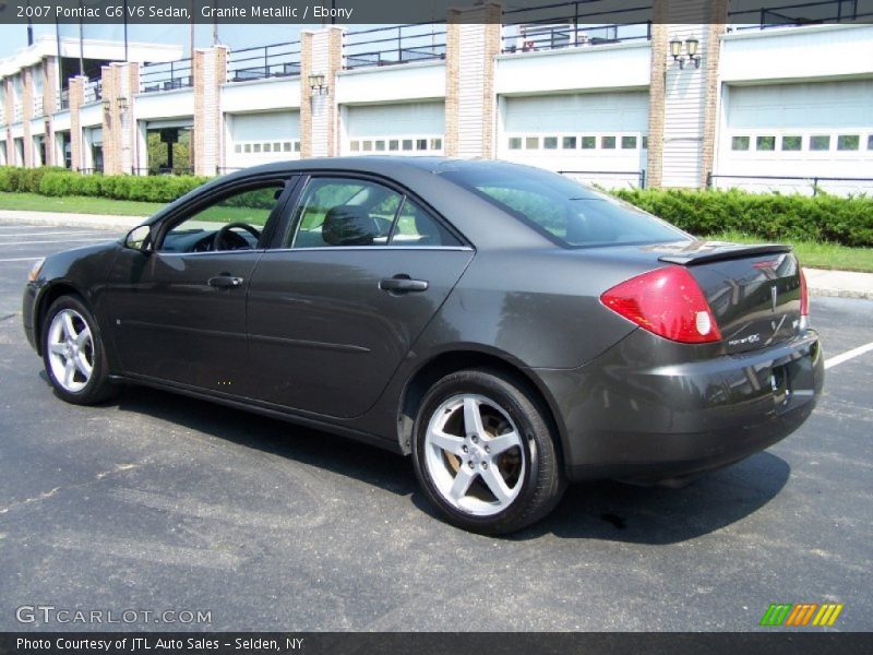 Granite Metallic / Ebony 2007 Pontiac G6 V6 Sedan