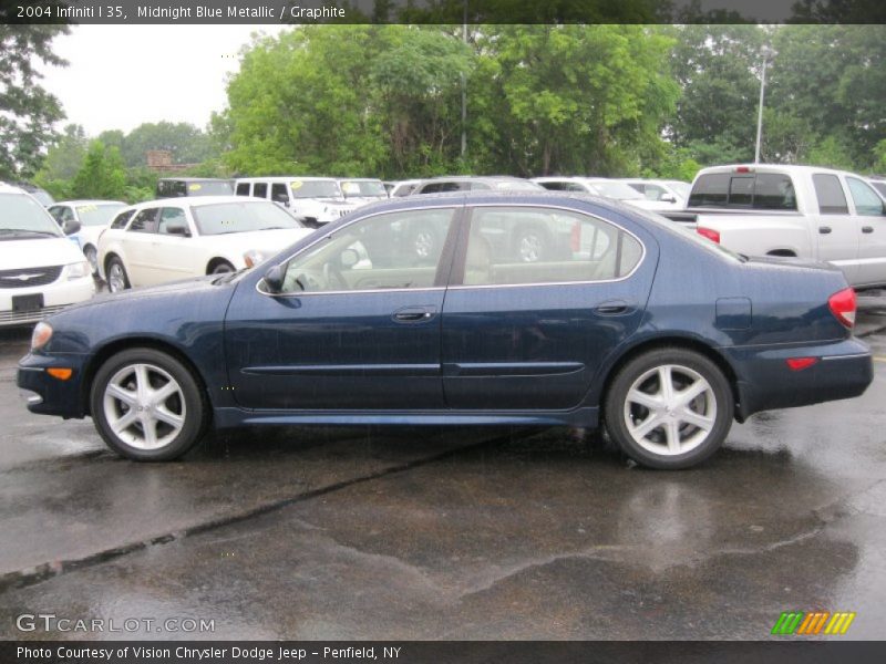 Midnight Blue Metallic / Graphite 2004 Infiniti I 35