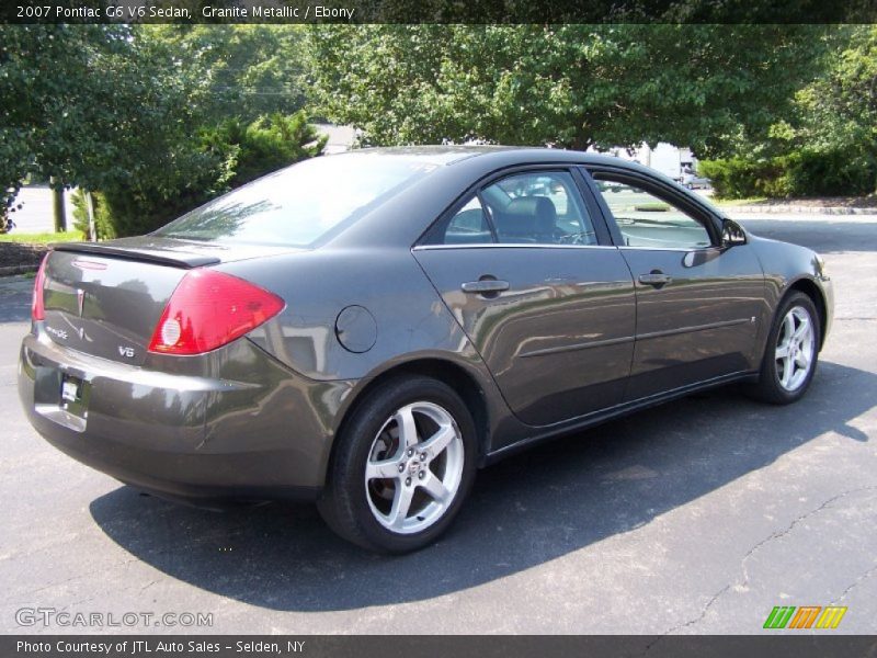 Granite Metallic / Ebony 2007 Pontiac G6 V6 Sedan