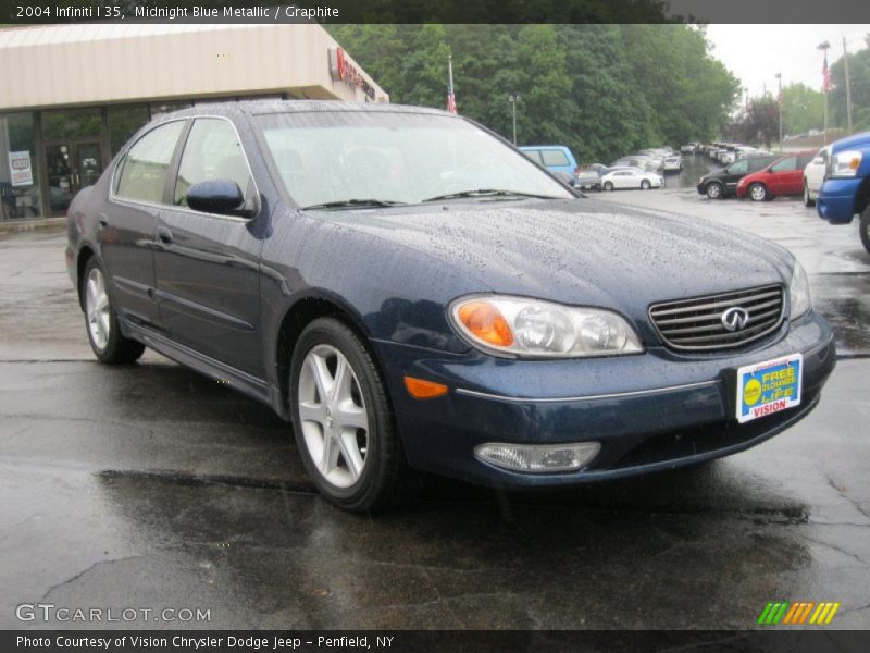 Midnight Blue Metallic / Graphite 2004 Infiniti I 35