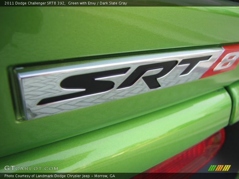 Green with Envy / Dark Slate Gray 2011 Dodge Challenger SRT8 392