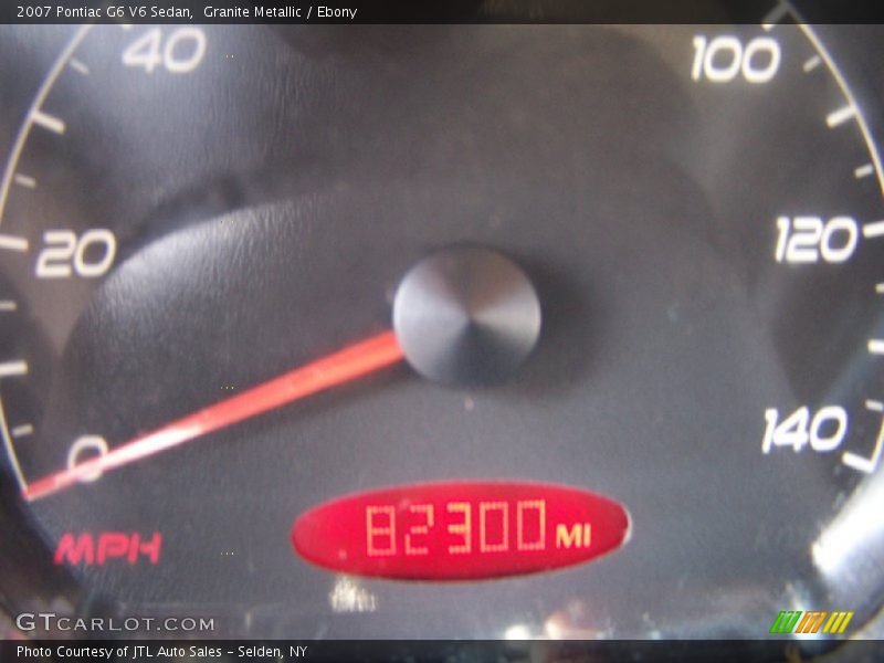 Granite Metallic / Ebony 2007 Pontiac G6 V6 Sedan