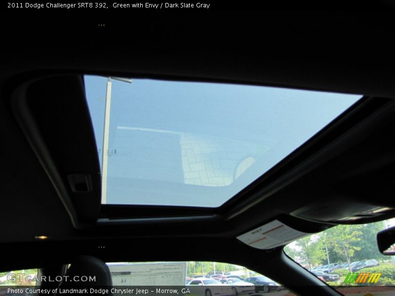 Green with Envy / Dark Slate Gray 2011 Dodge Challenger SRT8 392