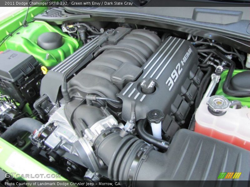 Green with Envy / Dark Slate Gray 2011 Dodge Challenger SRT8 392