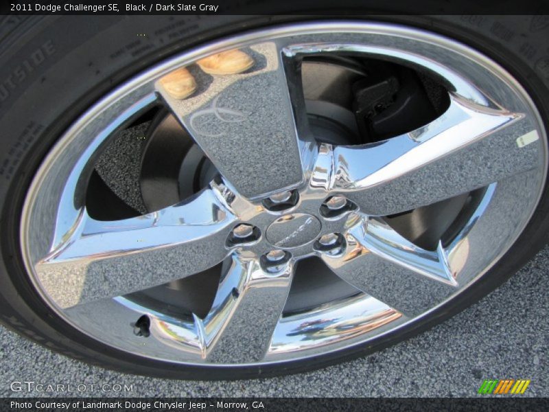 Black / Dark Slate Gray 2011 Dodge Challenger SE