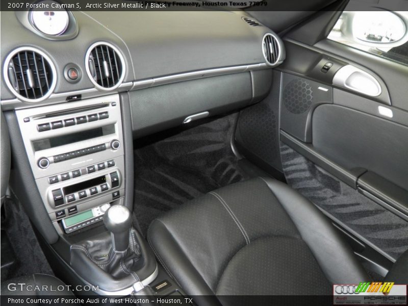 Arctic Silver Metallic / Black 2007 Porsche Cayman S