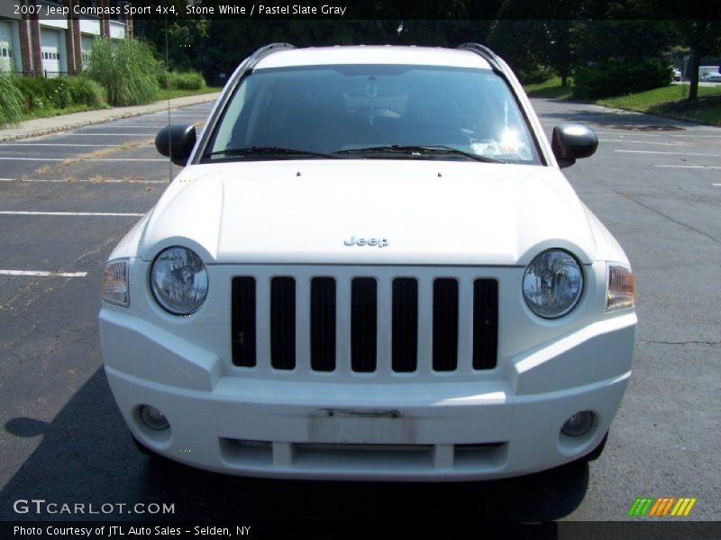 Stone White / Pastel Slate Gray 2007 Jeep Compass Sport 4x4