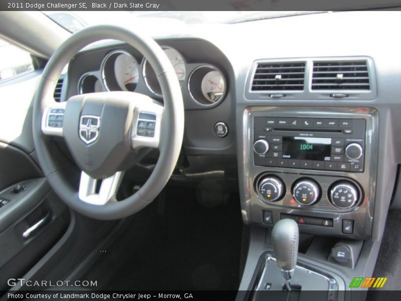 Black / Dark Slate Gray 2011 Dodge Challenger SE