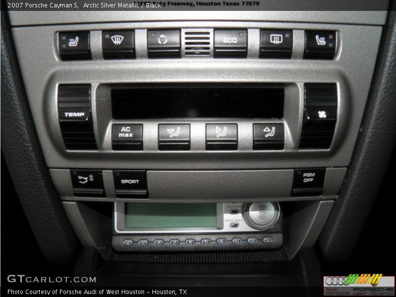 Arctic Silver Metallic / Black 2007 Porsche Cayman S