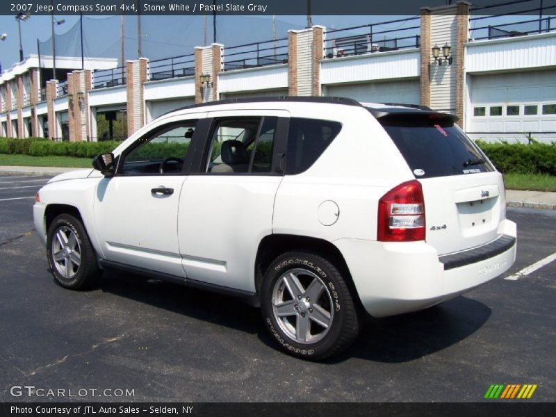 Stone White / Pastel Slate Gray 2007 Jeep Compass Sport 4x4