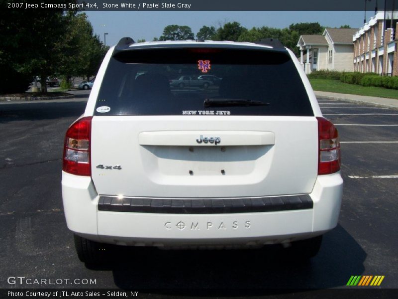 Stone White / Pastel Slate Gray 2007 Jeep Compass Sport 4x4