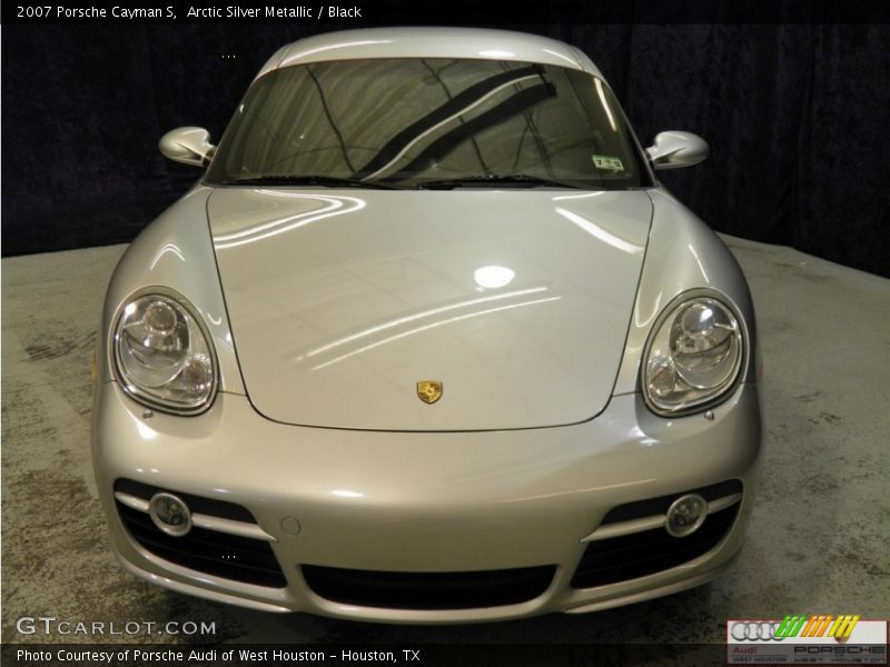 Arctic Silver Metallic / Black 2007 Porsche Cayman S