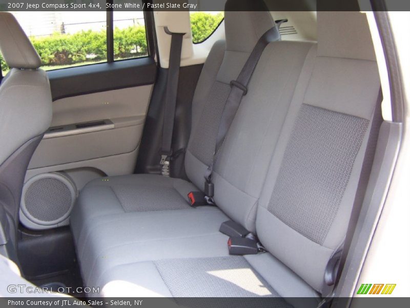 Stone White / Pastel Slate Gray 2007 Jeep Compass Sport 4x4