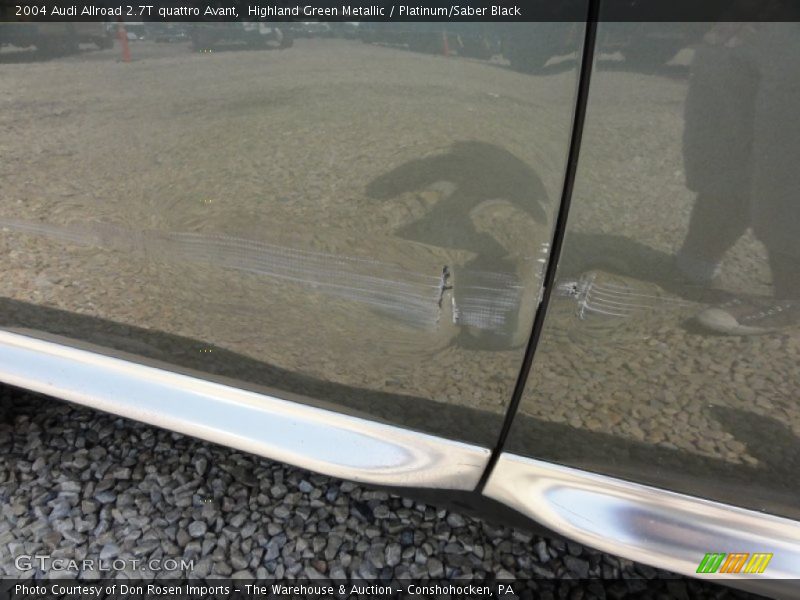 Highland Green Metallic / Platinum/Saber Black 2004 Audi Allroad 2.7T quattro Avant