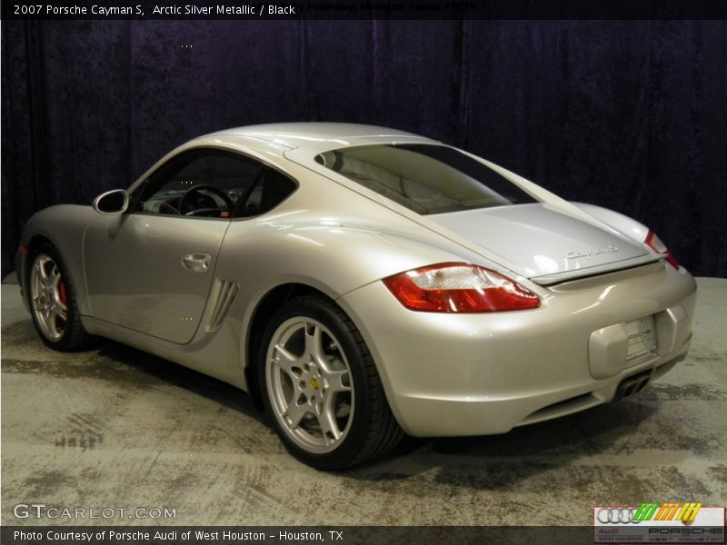 Arctic Silver Metallic / Black 2007 Porsche Cayman S
