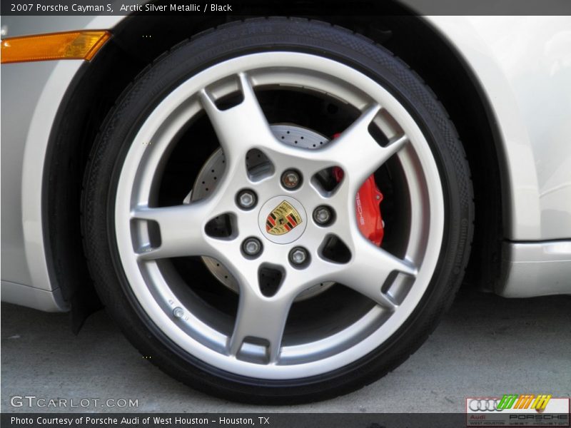 Arctic Silver Metallic / Black 2007 Porsche Cayman S