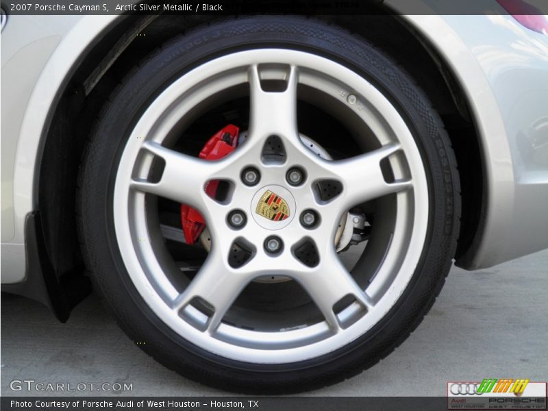 Arctic Silver Metallic / Black 2007 Porsche Cayman S