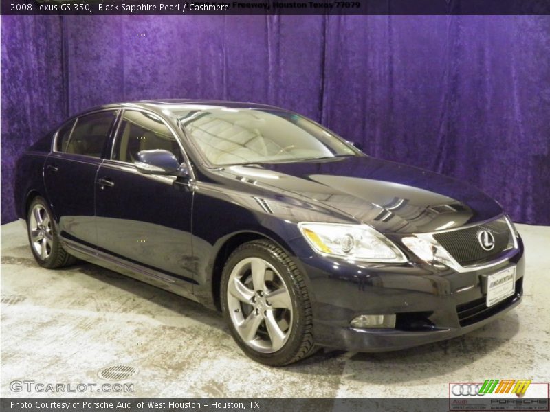 Black Sapphire Pearl / Cashmere 2008 Lexus GS 350