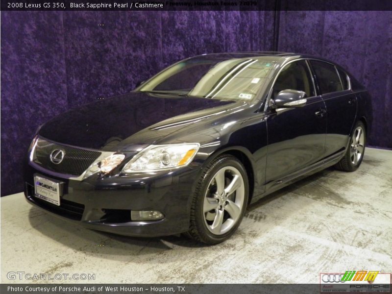 Black Sapphire Pearl / Cashmere 2008 Lexus GS 350