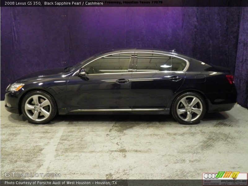 Black Sapphire Pearl / Cashmere 2008 Lexus GS 350
